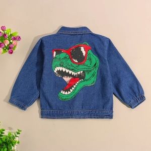 Baby Dinosaur Denim